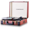 Lauson CL605 Bluetooth vinila plašu atskaņotājs ar skaļruņiem. 