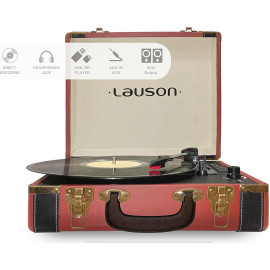 Lauson CL605 Bluetooth vinila plašu atskaņotājs ar skaļruņiem. 