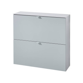 “Robion II” pie sienas piekarināms apavu plaukts (gaiši pelēks).