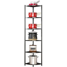 MYOYAY 6 līmeņu virtuves stūra katlu plaukts.