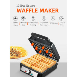 Vafeļu panna “Reemix”, 1200 W.