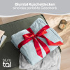 Blumtal flīsa pleds 150 × 200 cm – gaiši zils, OEKO-TEX® sertificēts.