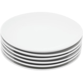 Miicol šķīvju komplekts, 20 cm, 6 gab., balti.