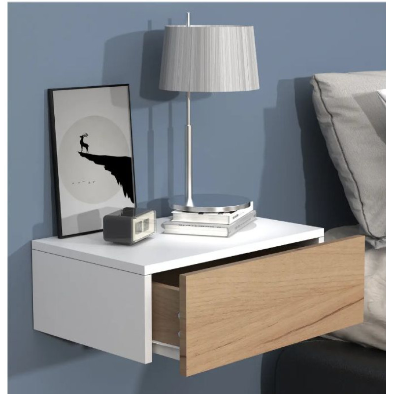 Pie sienas stiprināms naktsskapītis/atvilktne “USAL M”. 