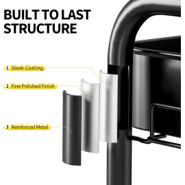 “Urackify” uzglabāšanas ratiņi uz riteņiem dažādiem pielietojumiem.