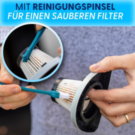 Automašīnas putekļsūcējs ar LED apgaismojumu.