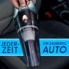 Automašīnas putekļsūcējs ar LED apgaismojumu.