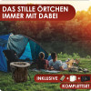 Weidebach® izturīga, viegla kempinga tualete.
