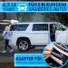Automašīnas putekļsūcējs ar LED apgaismojumu.