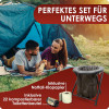 Weidebach® izturīga, viegla kempinga tualete.