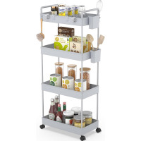 Šauri, 4 līmeņu uzglabāšanas ratiņi ar riteņiem. 