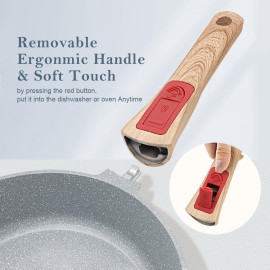 AIKENBBKK  keramiskā panna ar nepiedegošu pārklājumu 26 cm.