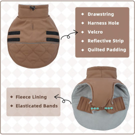 Hjumarayan silta ziemas veste lieliem suņiem.