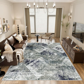 Vamcheer abstrakts vintage paklājs viesistabai.