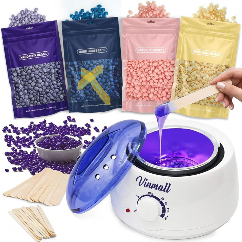 “Vinmall” vaska sildītājs un vaska lodītes matiņu noņemšanai.