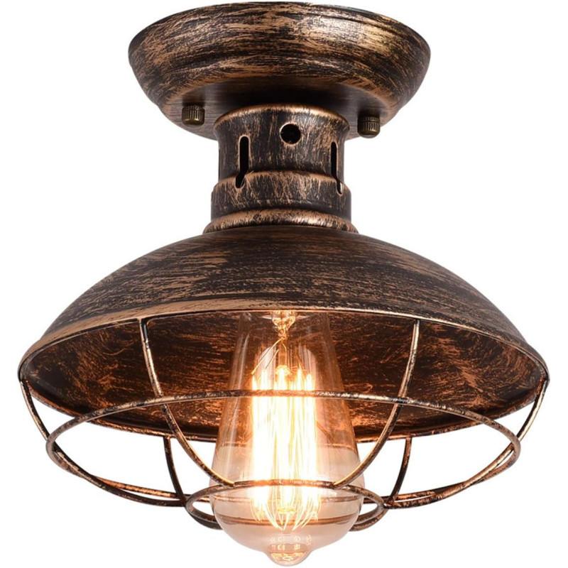 Vintāžas stila industriāls griestu apgaismojums “HKLY”.