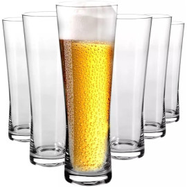 Krosno Mixology augstās alus glāzes.
