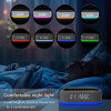 Coraltree digitālais modinātājpulkstenis ar uzlādes staciju.