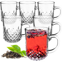 KADAX tējas glāzes ar rokturiem, 230 ml, 6 gab.