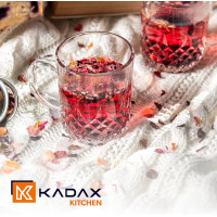 KADAX tējas glāzes ar rokturiem, 230 ml, 6 gab.