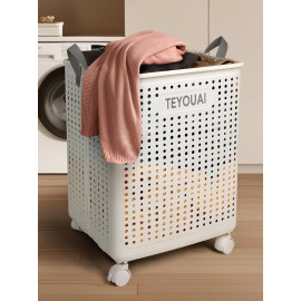 67L plastmasas saliekams veļas grozs.