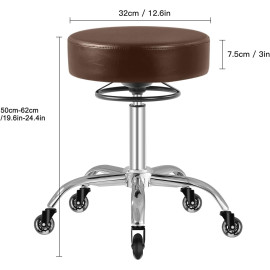 “OUTMASTER” augstumā regulējams krēsls ar riteņiem.