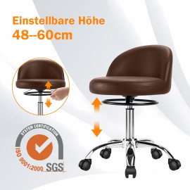 Krēsls ar atzveltni uz riteņiem “Outmaster”.