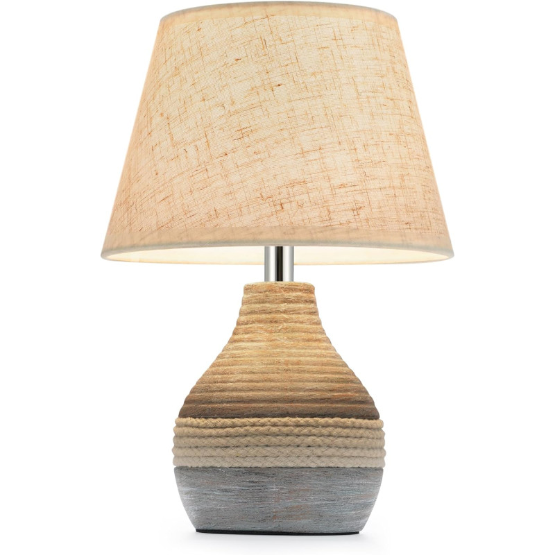 “INTELIVE” uzlādējama bezvadu keramikas galda lampa ar tālvadības pulti.