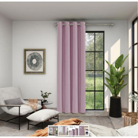 Easy Care termiskie aptumšojošie aizkari ar riņķiem Deconovo.