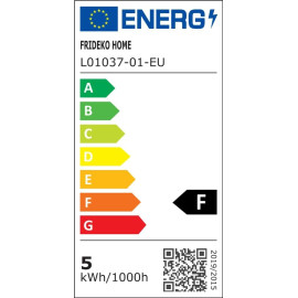 FRIDEKO HOME griestu lampa melnā krāsā ar zeltainu (bronzas) akcentu.