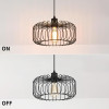 FRIDEKO HOME piekaramā lampa melnā krāsā.