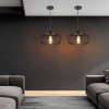 FRIDEKO HOME piekaramā lampa melnā krāsā.
