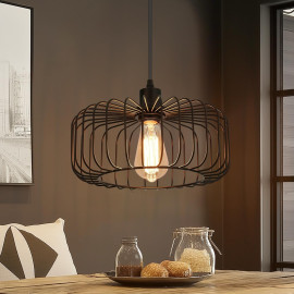 FRIDEKO HOME piekaramā lampa melnā krāsā.