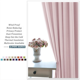 PONY DANCE bērnu aizkari rozā krāsā.