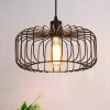 FRIDEKO HOME piekaramā lampa melnā krāsā.