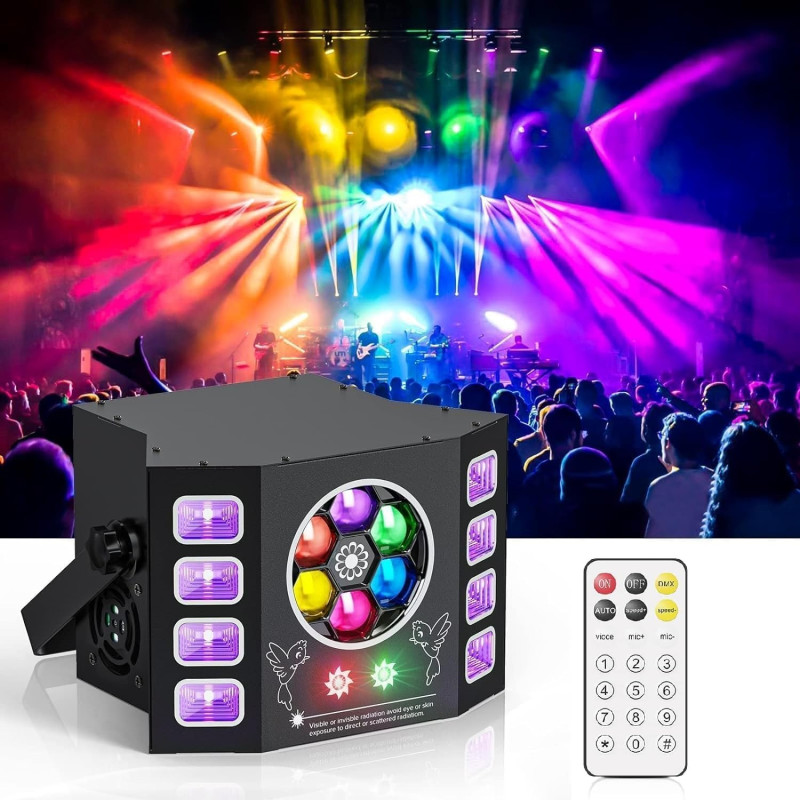 Disko gaisma, 100 W disko lampa, ballīšu apgaismojums “Beeseye”. 