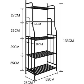 Daudzfunkcionāls 5 līmeņu metāla statīvs.