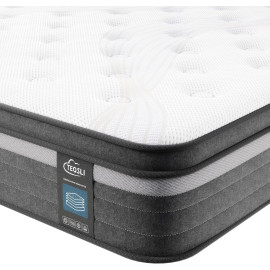 “TeQsli” gēla kabatu atsperu matracis 140 x 200 cm, augstums 22 cm, 9 zonu.