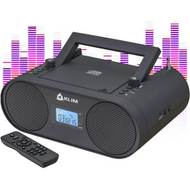 KLIM Boombox B4 radio ar CD atskaņotāju.