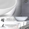 VMbathrooms Premium ovāla izlietne ar Lotus efektu.