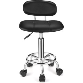 HMTOT Square mākslīgās ādas krēsls, ar muguras lejasdaļas balsto, regulējams augstums