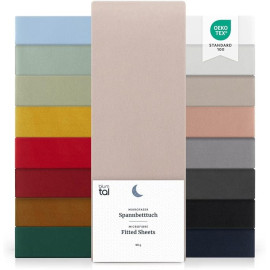 Blumtal mikrošķiedras palags ar gumiju 200x200x30 gaiši brūns