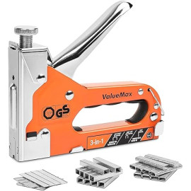 ValueMax skavotāju pistoles komplekts, 3 in 1 skavotājs ar 3000 skavām mēbelēm, kokam, DIY, amatniecībai