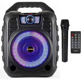 EARISE T26 RGB portatīvā PA sistēmas Bluetooth skaļrunis.