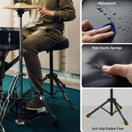 CAHAYA Drum Throne regulējama augstuma krēsls.