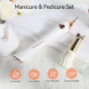 TOUCHBeauty elektriskā nagu vīle  5in1 Profesionāls manikīra/pedikīra komplekts ar statīvu