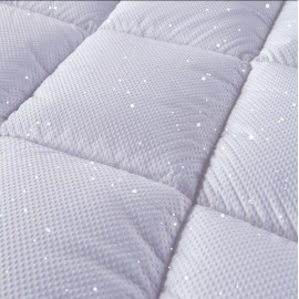 Bedecor 3D 180 cm x 200 cm izmēra virsmatracis, elpojošs, neslīdošs.