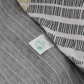 COTTON ARTEAN Rodiles segas pārvalks 180 cm gultai, pogas aizdare, hipoalerģisks