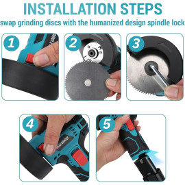 Weytoll mini leņķa slīpmašīna.