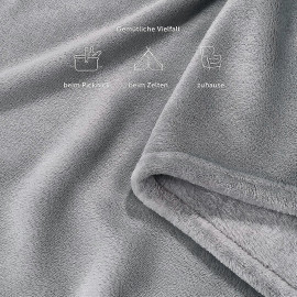 Īpaši mīksta flīsa sega 150X200 grey